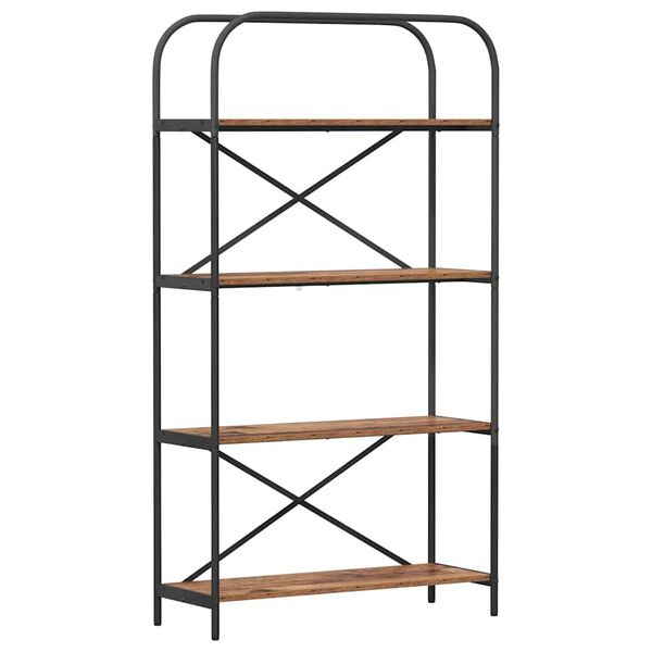 vidaXL Bokhylle Gammelt tre 80 x 30 x 146 cm Konstruert tre