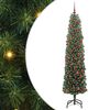 vidaXL Kunstig juletre gr&oslash;nn 180 cm PVC og st&aring;l og plast