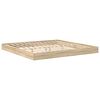 vidaXL Bokhylle Seng Sonoma eik 180 x 200 cm Konstruert tre