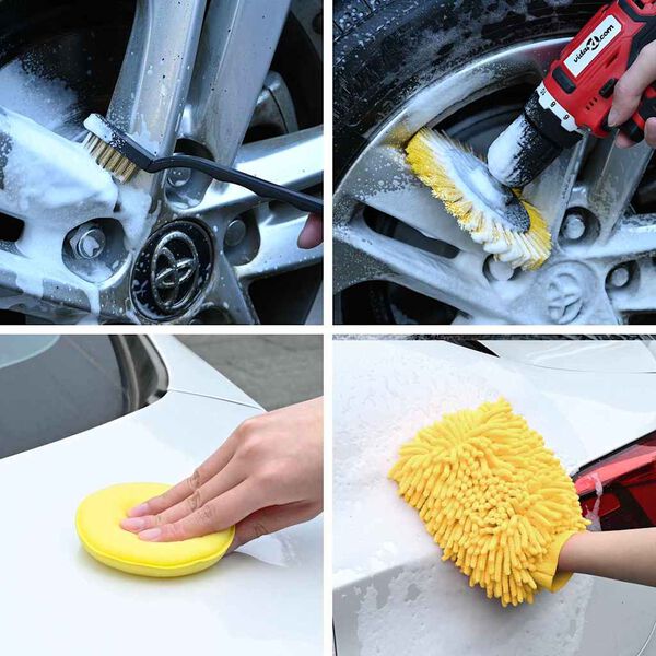 vidaXL Bilb&oslash;rstesett Flerfarget polyrotting