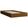 vidaXL Sengeramme honningbrun 75x190 cm Small Single heltre