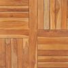 vidaXL Bordplate heltre teak kvadratisk 90x90x2,5 cm
