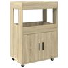 vidaXL Bartralle sonoma eik 60x39,5x89 cm konstruert tre