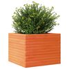 vidaXL Plantekasse voksbrun 60x60x45,5 cm heltre furu