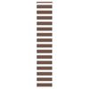 vidaXL Sebragardin brun 45x200 cm stoff bredde 40,9 cm polyester