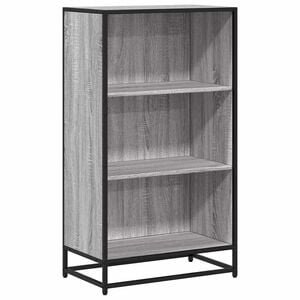 vidaXL Bokhylle gr&aring; sonoma 60x35x107,5 cm konstruert tre