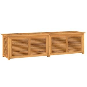 vidaXL Putekasse med pose 200x50x55 cm heltre teak