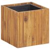 vidaXL H&oslash;ybed til hage 24,5x24,5x25 cm heltre akasie
