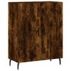 vidaXL Highboard r&oslash;kt eik 69,5x34x180 cm konstruert tre