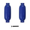 vidaXL B&aring;tfender 2 stk bl&aring; 69x21,5 cm PVC
