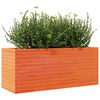vidaXL Plantekasse voksbrun 110x40x45,5 cm heltre furu