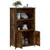 vidaXL Highboard r&oslash;kt eik 62x32x103,5 cm konstruert tre