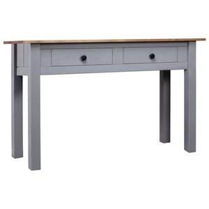 vidaXL Konsollbord gr&aring; 110x40x72 cm heltre furu Panama Range