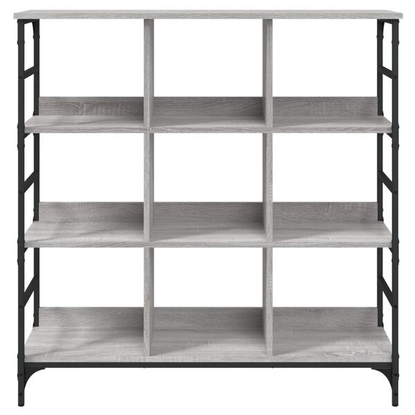 vidaXL Skjenk gr&aring; sonoma 102x32x103,5 cm konstruert tre