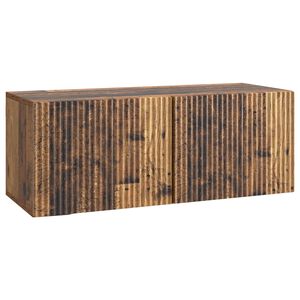 vidaXL Vegghengt TV skap Gammelt tre 78,5 x 31 x 30 cm Konstruert tre