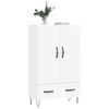 vidaXL Highboard hvit 69,5x31x115 cm konstruert tre