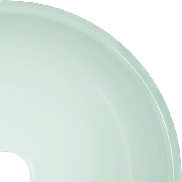 vidaXL Servant herdet glass 30x12 cm hvit