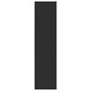 vidaXL Garderobe svart 100x50x200 cm sponplate