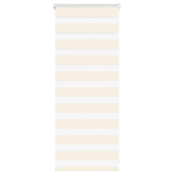 vidaXL Sebragardin marmor beige stoff bredde 60,9 cm polyester