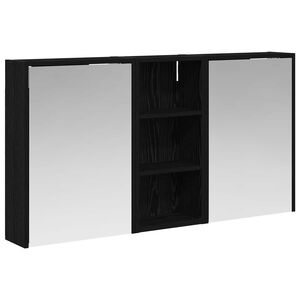 vidaXL Baderomsskapsett for 3 pcs 116 x 16 x 62,5 cm Konstruert tre