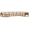 vidaXL Utend&oslash;rs sofa-sett 8 pcs Naturlig Solid akasietre
