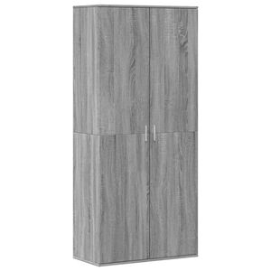 vidaXL Skoskap gr&aring; sonoma 80x39x178 cm konstruert tre