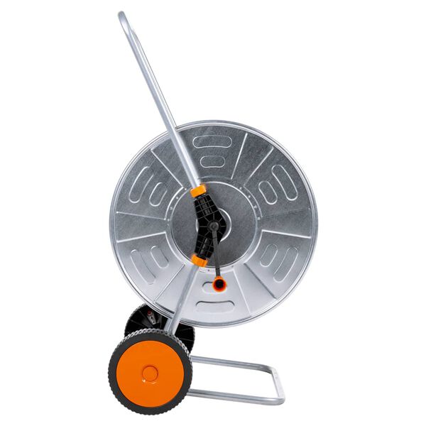 vidaXL Slangetrommelvogn for 110 m 1/2" eller 80 m 3/4" slange st&aring;l