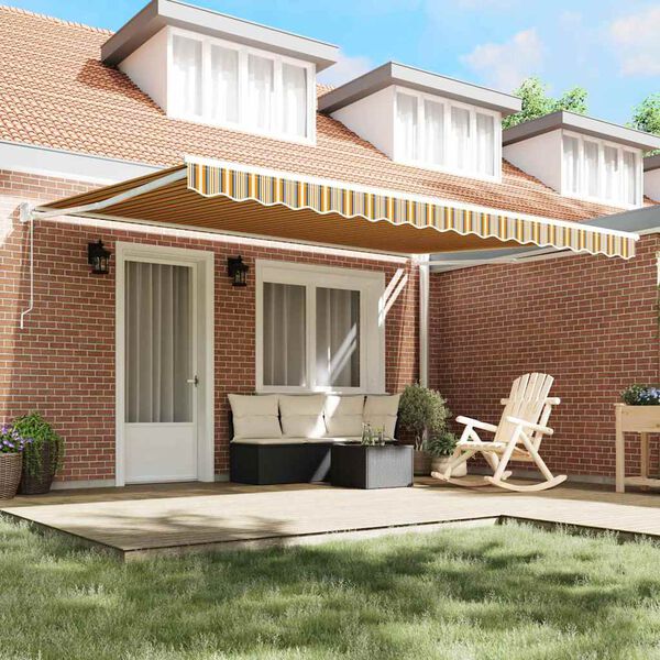 vidaXL Innvendbar Markise Flerfarget 450 &times; 300 cm