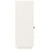 vidaXL Highboard hvit 67x40x108,5 cm heltre furu