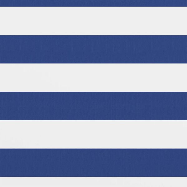 vidaXL Balkongskjerm hvit og bl&aring; 90x300 cm oxfordstoff