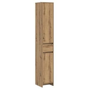 vidaXL Baderomsskap Artisan eik 30 x 33 x 190 cm Konstruert tre