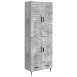 vidaXL Skapsett 2 pcs 66 x 34,5 x 95 cm Konstruert tre