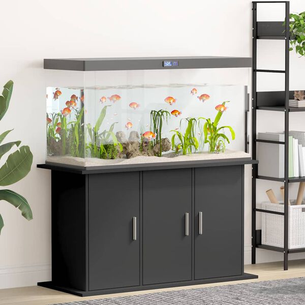 vidaXL Aquarium Stand Black 101x41x58 cm Engineered Wood