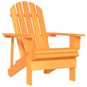 vidaXL Adirondack hagestol heltre gran oransje