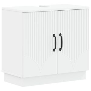 vidaXL Baderomsvaskeskap HOORN Hvit 59,5 x 31,5 x 56 cm Konstruert tre