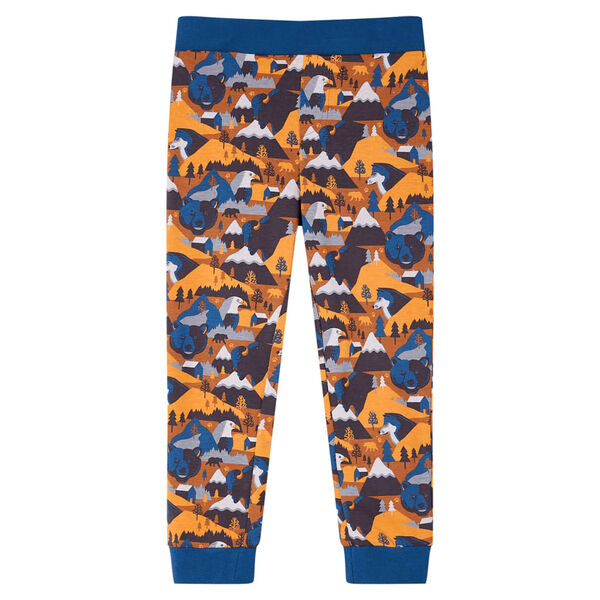 Pysjamas for barn med lange ermer konjakk 92