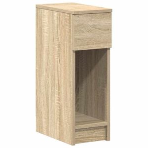 vidaXL Nattbord med skuff sonoma eik 20x36x60 cm