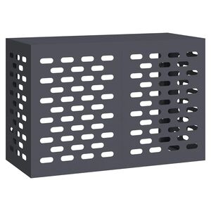 vidaXL Deksel til klimaanlegg Antrasitt 90 x 40 x 60 cm St&aring;l