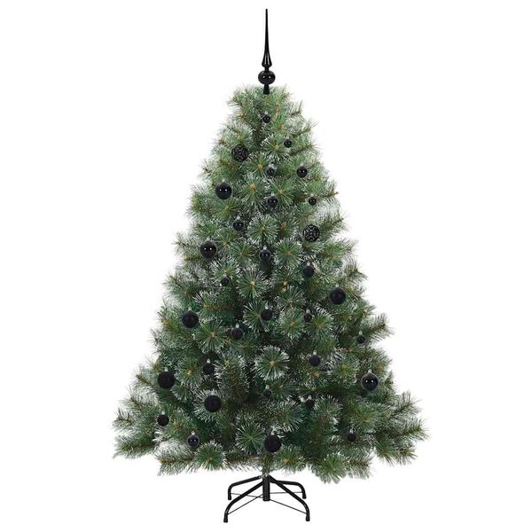 vidaXL Kunstig juletre med 150 LED med stativ gr&oslash;nn 150 cm PE og PVC