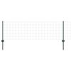 vidaXL Euro gjerdet med stolpe 25 x 0,6 m PVC-belagt st&aring;l Gr&oslash;nn Mesh