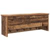 vidaXL Vegghengt kleshenger Gammelt tre 80 x 20 x 30 cm Konstruert tre