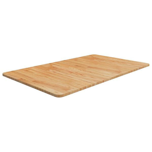 vidaXL Benkeplate til bad lysebrun 100x60x1,5 cm behandlet heltre