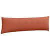 vidaXL Sofaputer 2 pcs Rød oransje 145 x 40 cm Corduroy stoff