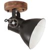 vidaXL Industrielle vegg-/taklamper 2 stk svart 20x25 cm E27