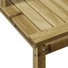vidaXL Pottebord med hyller 82,5x50x109,5 cm impregnert furu