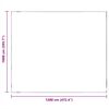 vidaXL Klar presenning med maljer 10x12 m polyetylen