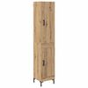 vidaXL H&oslash;yskap Artisan Eik 34,5 x 34 x 180 cm Konstruert tre