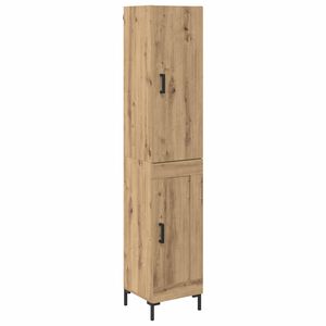 vidaXL H&oslash;yskap Artisan Eik 34,5 x 34 x 180 cm Konstruert tre
