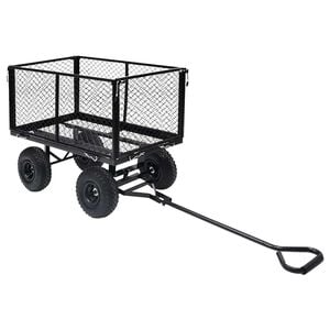 vidaXL H&aring;ndtralle hage svart 350 kg