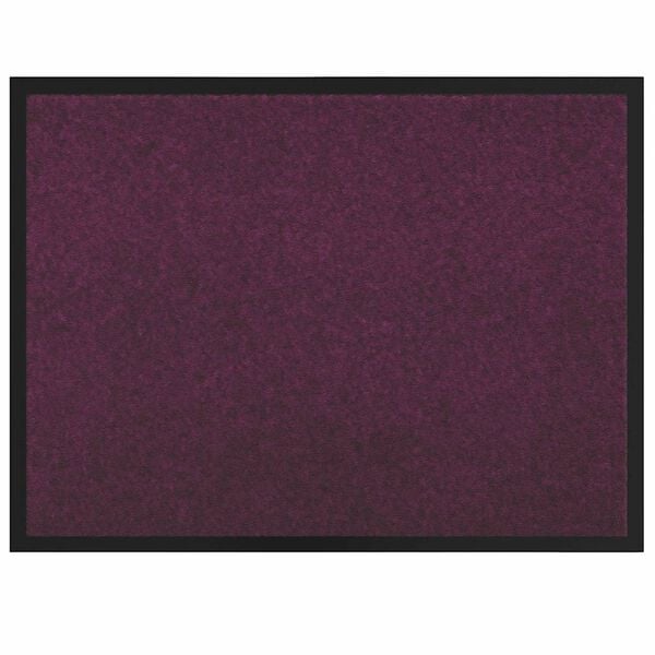 vidaXL Dørmatte Bordeaux 60 x 40 x 1.2 cm Teddy-stoff